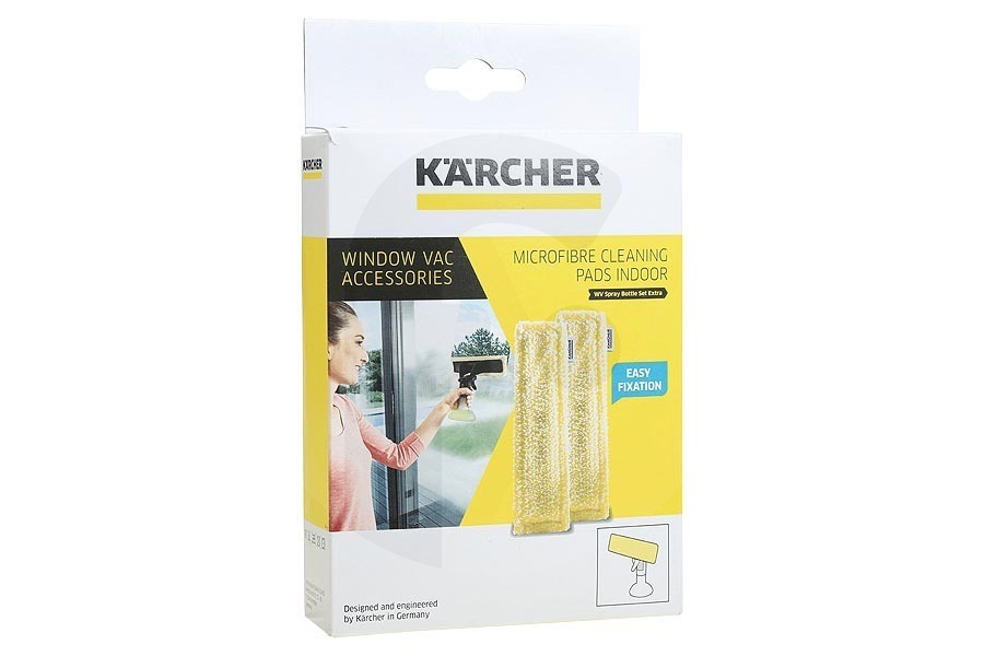 Karcher Lavavetri Panni lavaggio interni Microfibra per Lavafinestre Window Wiper 2.633-130.0, 26331300