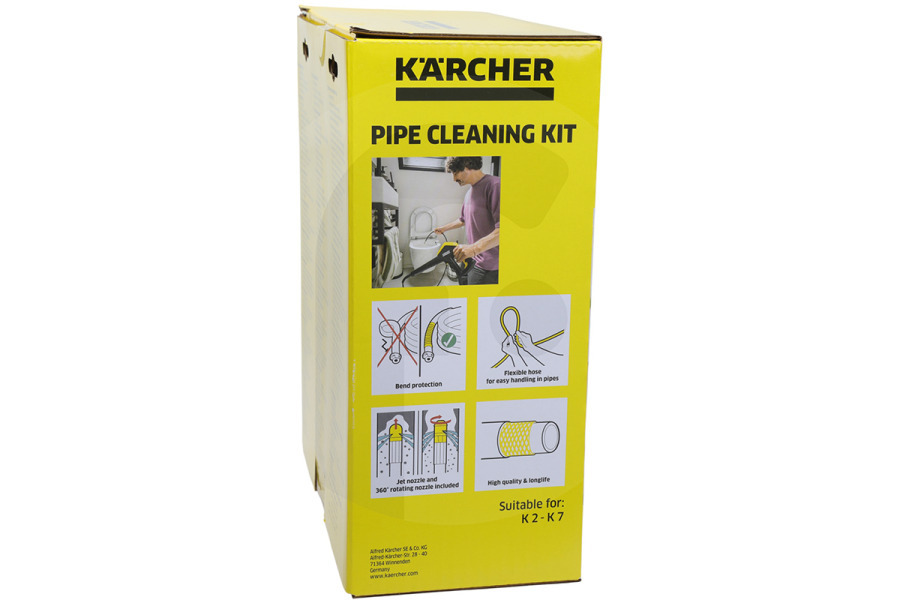 Karcher Idropulitrice Kärcher PC15 set di pulizia per scarichi 15 metri per idropulitrice 26444920, 2.644-492.0