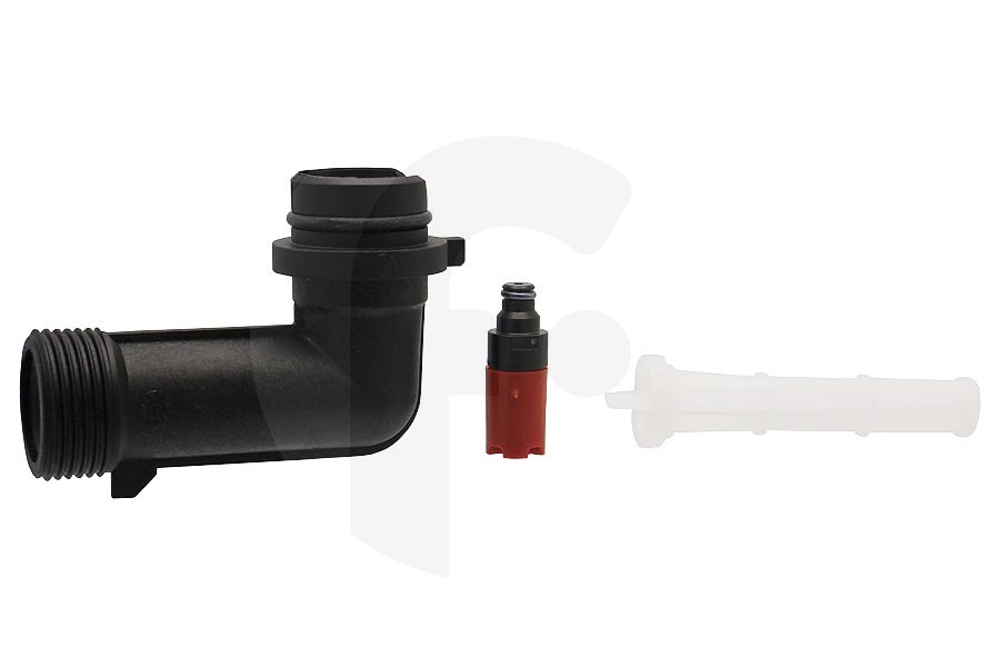 Karcher 90011870 Hidrolimpiadora Conector (en ángulo con válvula) limpiadora de presión 9.001-187.0 apto para entre otros PLUS K399M, K320M