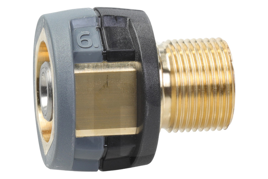 Karcher 4.111-034.0 Hidrolimpiadora Adaptador 6 41110340 Limpiador de alta presión apto para entre otros ¡FÁCIL! Bloquear