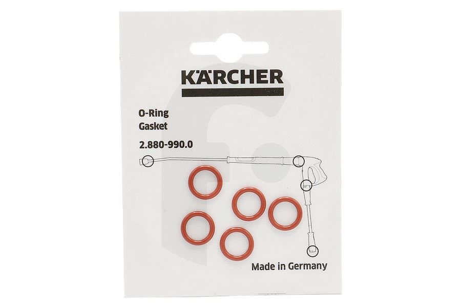Karcher Hidrolimpiadora Junta tórica (junta tórica jgo de 5 pzas.) limpiadora de presión 2.880-990.0 2.880-990.0, 28809900 apto para entre otros HDS580, HDS760