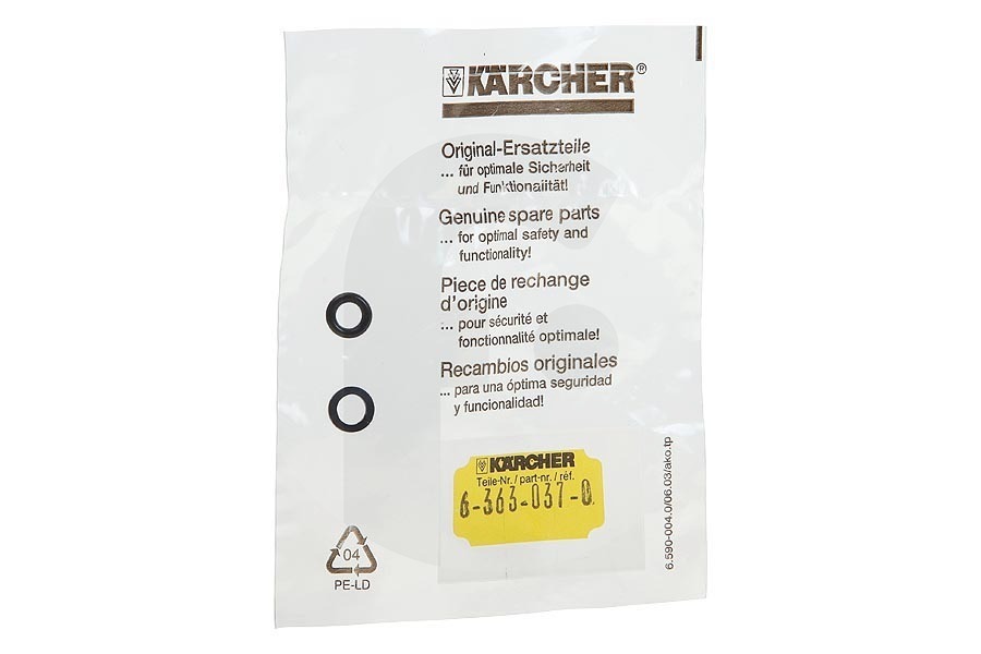 Karcher Hidrolimpiadora Junta tórica limpiadora de presión 6.363-037.0