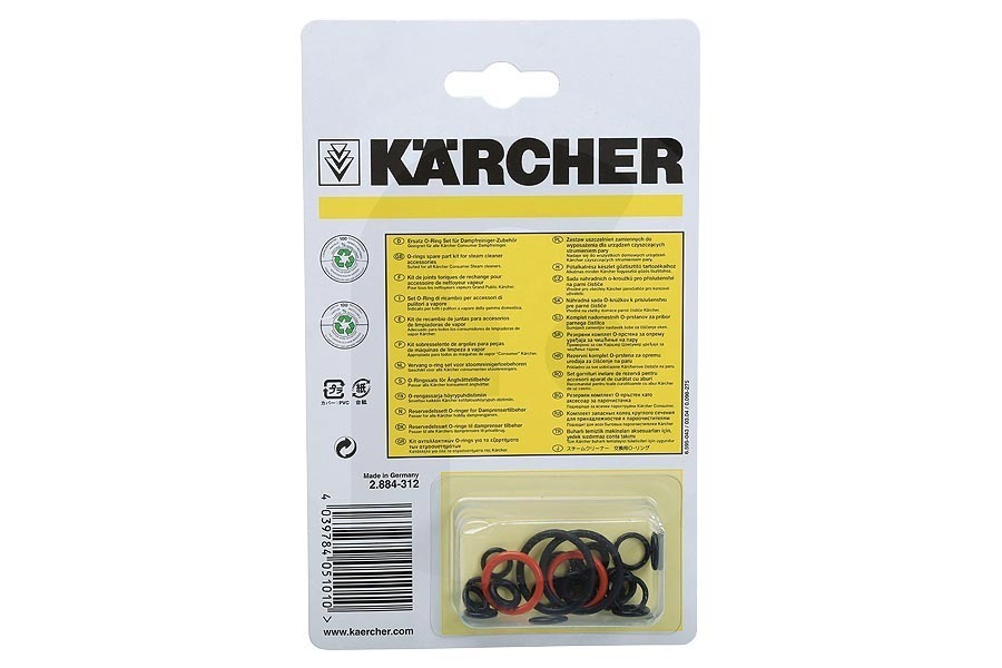 Karcher Pulitore a vapore e Scopa a vapore Kärcher Anello toroidale Set, SC per Sistema di pulizia a vapore 2.884-312.0, 28843120 adatto a tra cui SC2, SC5