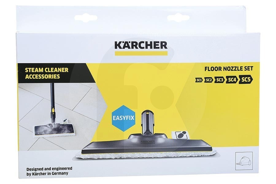 Karcher Pulitore a vapore e Scopa a vapore Kärcher EasyFix Bocchetta pavimento set per sistema di pulizia a vapore 2.863-267.0, 28632670