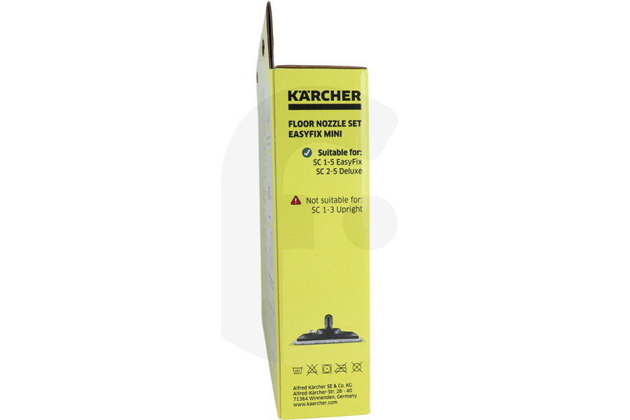 Karcher Pulitore a vapore e Scopa a vapore Kärcher 2.863-350.0 set mini bocchetta per pavimenti easyfix 28633500 pulitore a vapore