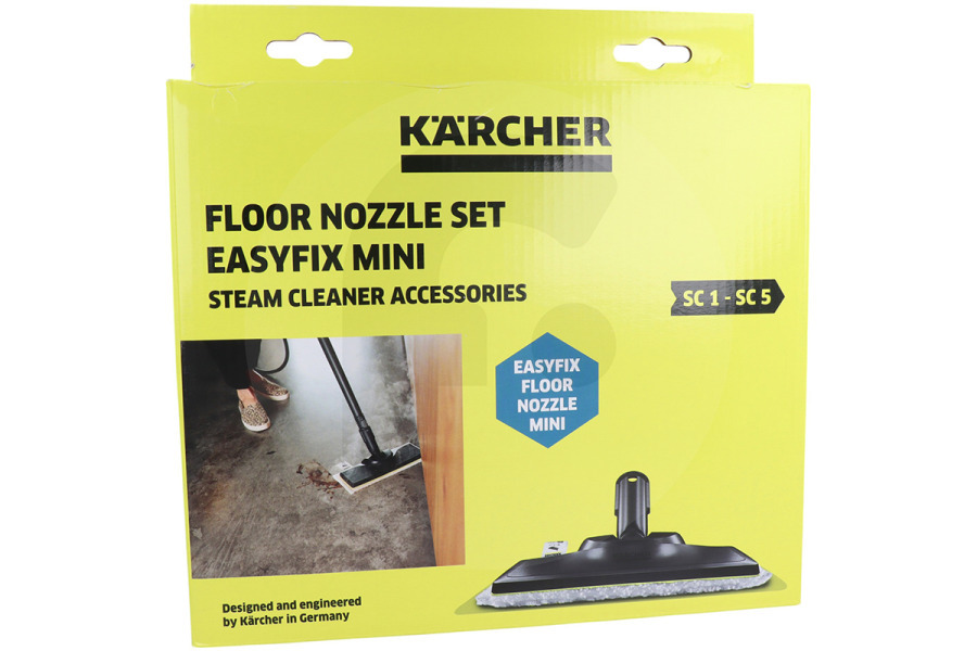 Karcher Pulitore a vapore e Scopa a vapore Kärcher 2.863-350.0 set mini bocchetta per pavimenti easyfix 28633500 pulitore a vapore