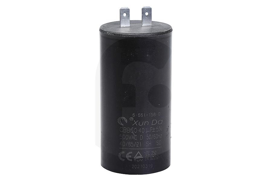 Karcher 66611580 condensador 40uF hidrolimpiadora 6. 661-298.0, 6.661-158.0 apto para entre otros K720, K750, K591