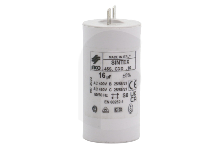 Karcher condensador 16uF hidrolimpiadora 90850350, 9.085-035.0 apto para entre otros K200PLUS, K250MPLUS, K209MPLUS