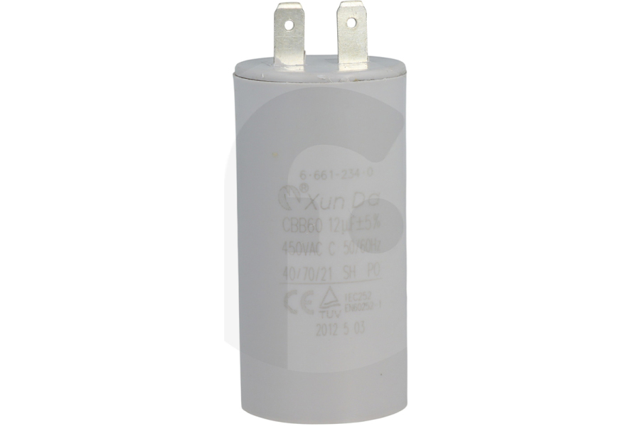 Karcher condensador 12uF hidrolimpiadora 66612340, 6.661-234.0 apto para entre otros K279EU, K231MPlusEU, K294MDEU