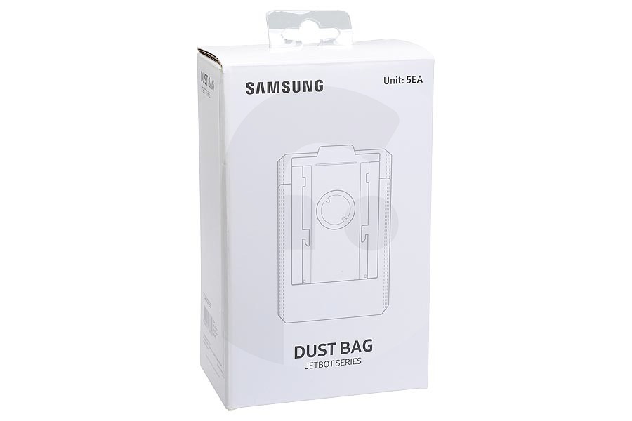 Samsung VCA-RDB95/VT Aspiradora Samsung bolsas de aspiradora (bolsas para el polvo) clean Station 5 piezas robot aspirador VCA-RDB95 apto para entre otros Modelos Jet Bot, VR8000, VR9500