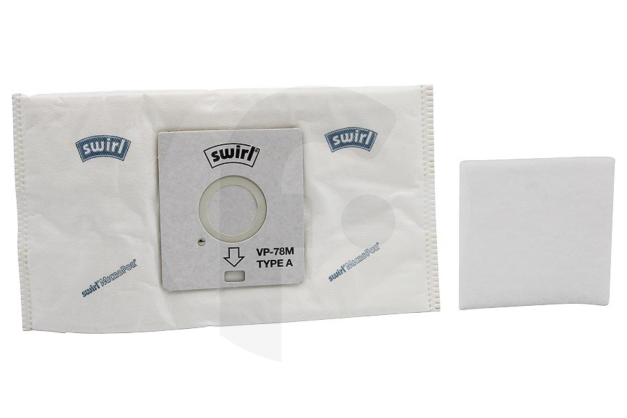 Samsung Aspiradora Samsung bolsas para aspiradora (bolsas para el polvo) 4 piezas incl. 1 filtro motor aspiradora VCA-VP30MF apto para entre otros VC3000
