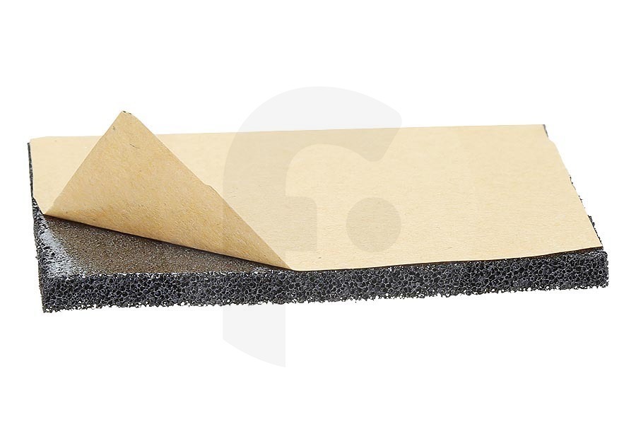 Samsung Staubsauger Samsung Schaumfilter (Filter) klein schwarz mit klebender Seite 80x5x60mm Staubsauger DJ6300508E, DJ63-00508E