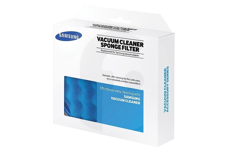 Samsung VM-50P Aspiradora Filtro de motor azul lavable aspiradora VCA-VM50P apto para entre otros VC5100 aspiradoras anti-enredo