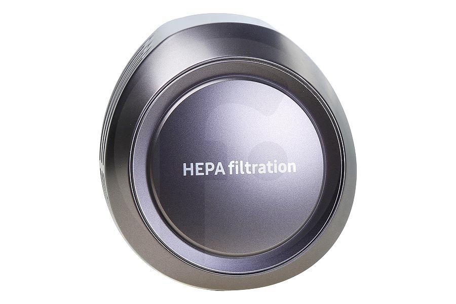 Samsung SHF-80 HEPA filtro (alergia) filtro de escape gris redondo HEPA filtración aspiradora VCA-SHF80 apto para entre otros VS8000 POWERstick PRO modelos