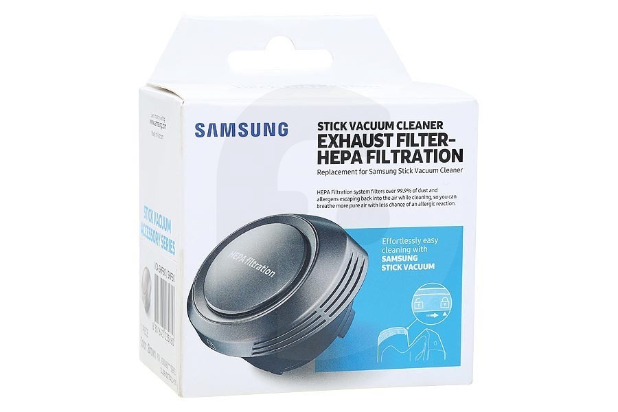 Samsung Staubsauger Samsung SHF-80 HEPA Filter (Allergie) Abluftfilter grau rund HEPA filtration Staubsauger VCA-SHF80