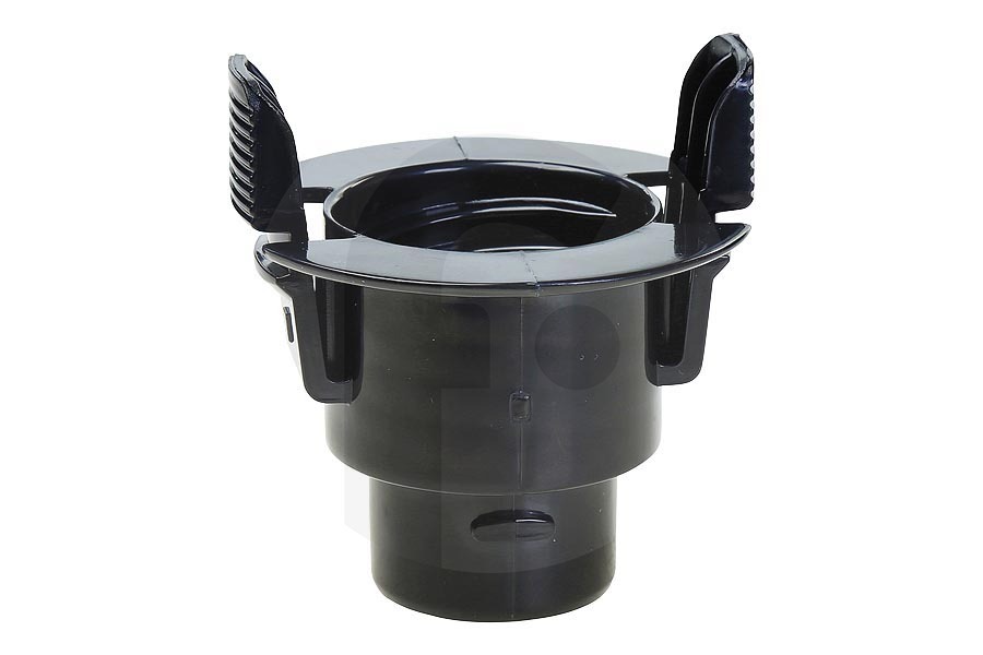 Samsung Aspiradora Samsung soporte (anillo de inserción, conexión) de la manguera de la aspiradora (tubo flexible) pieza de conexión (prensaestopas) negro ⌀ 68 x 73 mm aspiradora DJ6100035B, DJ61-00035B
