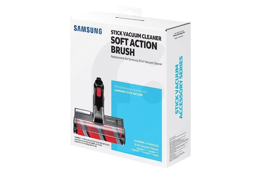 Samsung Aspirapolvere Samsung spazzola per parquet (spazzola per laminati, bocchetta per parquet, bocchetta aspirante per pavimenti duri) nero rosso per aspirapolvere senza fili VCA-SAB80