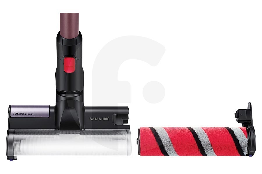 Samsung Aspirapolvere Samsung spazzola per parquet (spazzola per laminati, bocchetta per parquet, bocchetta aspirante per pavimenti duri) nero rosso per aspirapolvere senza fili VCA-SAB80