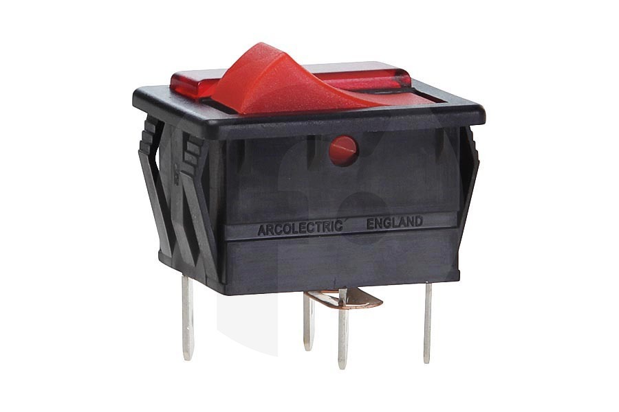Numatic Staubsauger Numatic Saugschalter HI / LOW inkl. Kontrollleuchte rot 4 Kontakte Staubsauger 221102