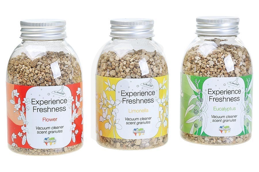 Bork Aspiradora Numatic gránulos perfumados (ambientador) set Experience Freshness aspiradora V30010 apto para entre otros Flor, Limonella, Eucalipto