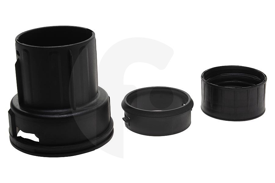 Starmix Aspiradora Starmix ARD1425 pieza de conexión (prensaestopas) de la manguera de la aspiradora (tubo flexible) ⌀ 35mm ⌀ 77 x 78 mm negro aspiradora 426594 apto para entre otros GS e IS serie