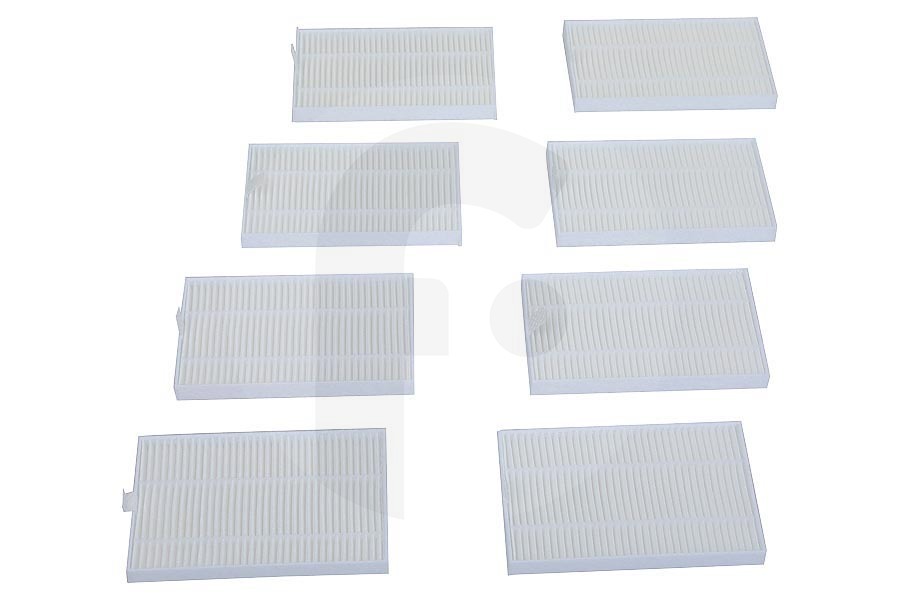 Blaupunkt Robot aspirador Kit accesorios (kit de recambio) n° 3 juego de 8 filtros hepa para Blaupunkt y otros robot aspirador BPK-BHXB3 apto para entre otros XBOOST, XPRO