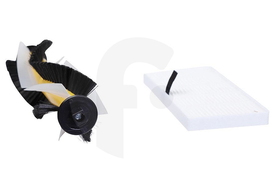 Blaupunkt Aspiradora Kit accesorios (kit de recambio) n° 2 juego de 4 piezas para Blaupunkt y otros robot aspirador BPK-BHSE2