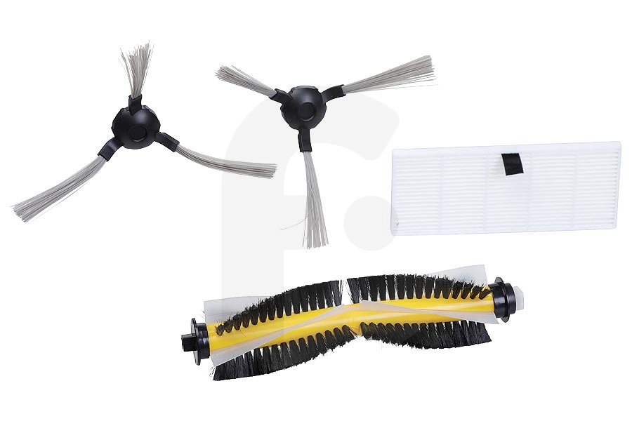 Blaupunkt Aspiradora Kit accesorios (kit de recambio) n° 2 juego de 4 piezas para Blaupunkt y otros robot aspirador BPK-BHSE2