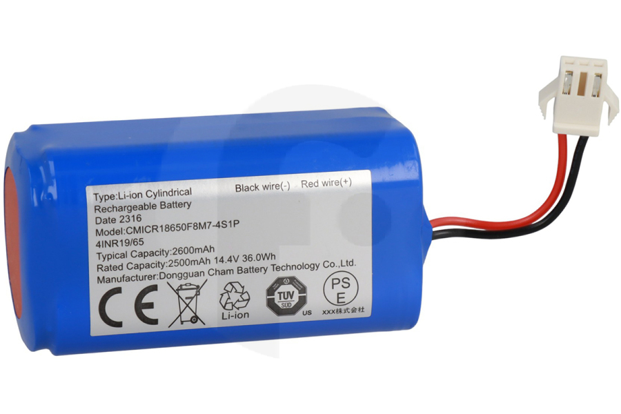 Blaupunkt batería 14,2V 2,2Ah 31,68Wh Li-ion para aspiradora EZ1-BATTERY apto para entre otros EZ1, C1