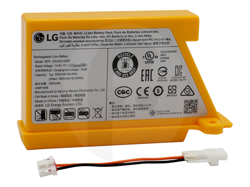 LG AGM30061001 Aspirapolvere Batteria per Robot Aspirapolvere EAC62218202 adatto a tra cui VR34406, VR5940, VR64701LVMP