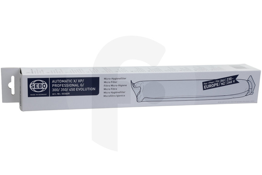 Sebo Aspirapolvere Sebo Filtro (Micro - hygienefilter) aspirapolvere 5036ER