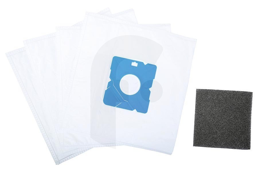 Inventum Aspiradora Inventum bolsas de aspiradora de microfibra (bolsas para el polvo) 4 uds. incl. 1 filtro aspiradora SZ150 apto para entre otros ST154RZA