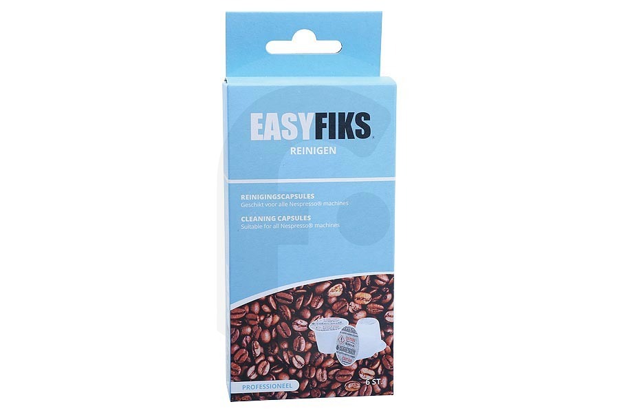 Easyfiks Cafetera Easyfiks cápsulas limpiadoras nespresso (limpiador) cafetera apto para entre otros Cafetera Nespresso