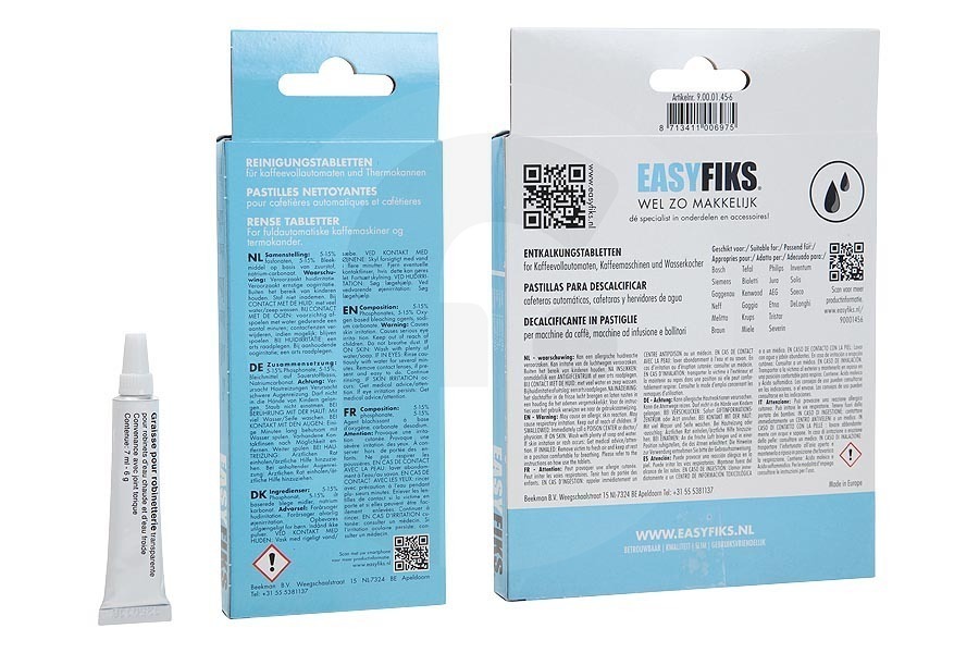 Easyfiks  Easyfiks kit manutenzione decalcificante e detergente (kit di manutenzione) macchina del caffe