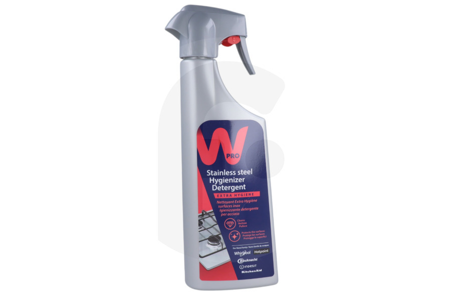 WPRO 484000008423 SSC212  Campana extractora Limpiador Acero Inoxidable/INOX 500ml apto para entre otros Esmalte de acero inoxidable