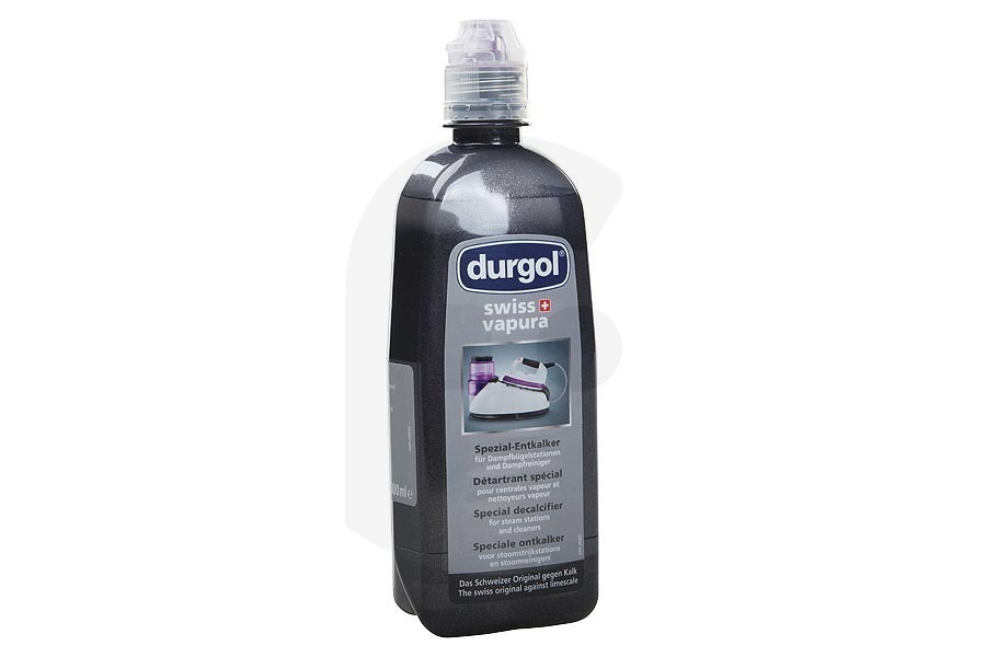 Durgol 7610243008744 Swiss Vapura speciaal ontkalker voor stoomapparaten geschikt voor o.a. stoomstrijksystemen en stoomreinigers
