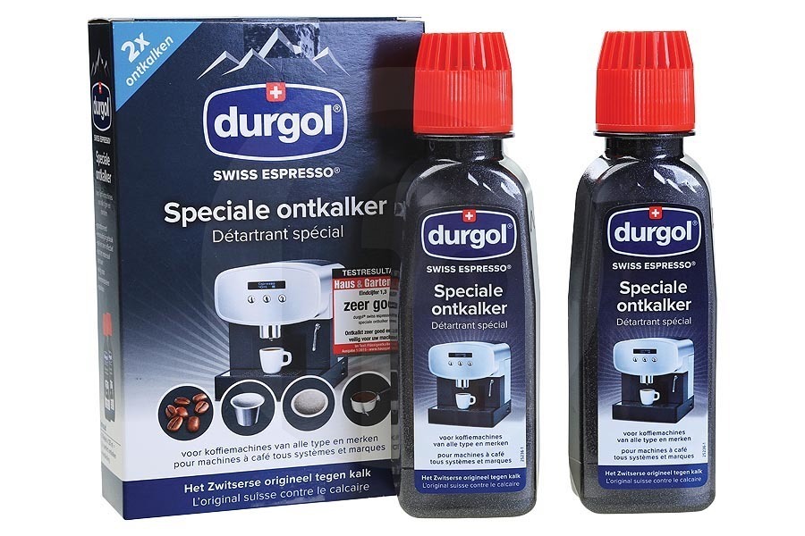 Durgol Cafetera Durgol descalcificador (líquido descalcificador) para cafetera 857 apto para entre otros maquinas de espresso