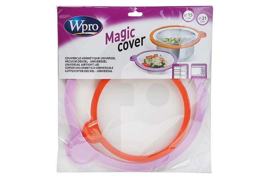 WPRO  WPRO Universelle Vakuumdeckel Set mit 2 Magic Cover 484000000770