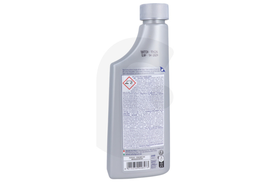 Indesit  WPRO Detergente (anticalcare ferro) pulizia C00380145, 484000008483