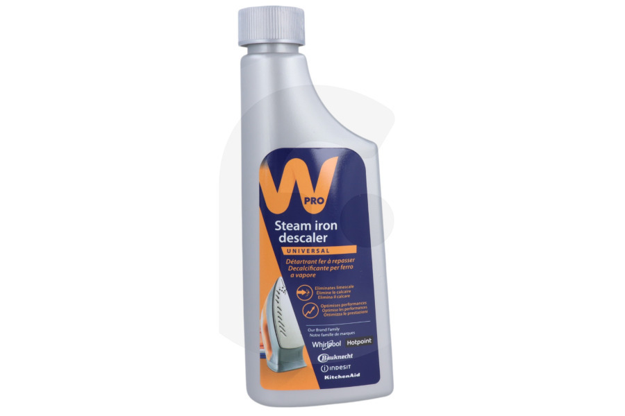 Indesit Plancha Limpiador (Descalcificador para planchas) C00380145, 484000008483 apto para entre otros Con suela de aluminio