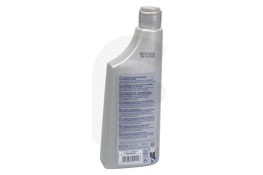 WPRO Piano cottura & Piastra da cucina Natur Vitro Set: Crema Detergente + Scraper + lame piano cottura piano cottura 484000008418, KVC015