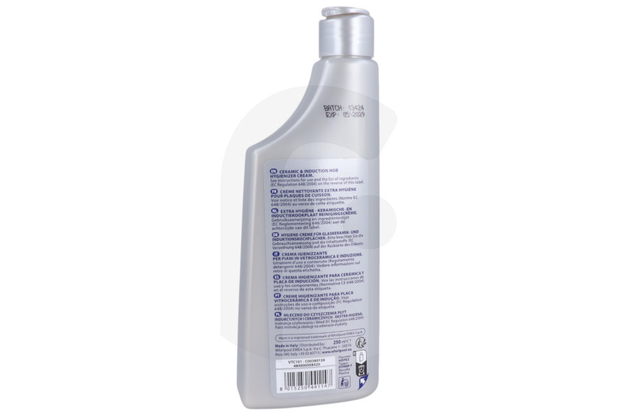 WPRO Cocinas y placas Limpiador (Producto de mantenimiento) 484000008420, VTC101