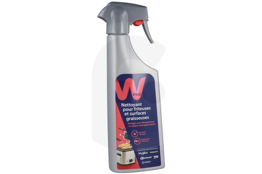 Ariston Friggitrice WPRO Sgrassatore spray (500 ml) per friggitrice ad aria 484000008805, OIR016  adatto a tra cui Potente sgrassante