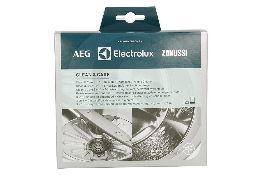 Constructa Lavatrice Decalcificante Clean and care lavatrice e lavastoviglie per Electrolux, AEG e altri 9029799195, M3GCP400