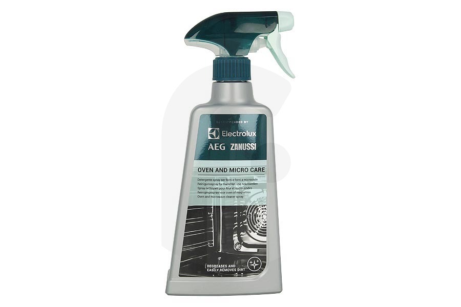AEG 9029865269 Spray limpiador (detergente) 500 ml para Electrolux y otros horno y microondas 9029803450 apto para entre otros Horno y microondas
