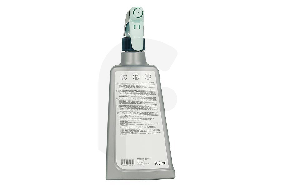 Electrolux Lavastoviglie Spray detergente per acciaio inossidabile 500ml per Electrolux e altri piano cottura 9029803872