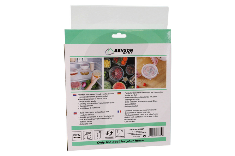 Benson  Coperchi in silicone Benson Lid 013447