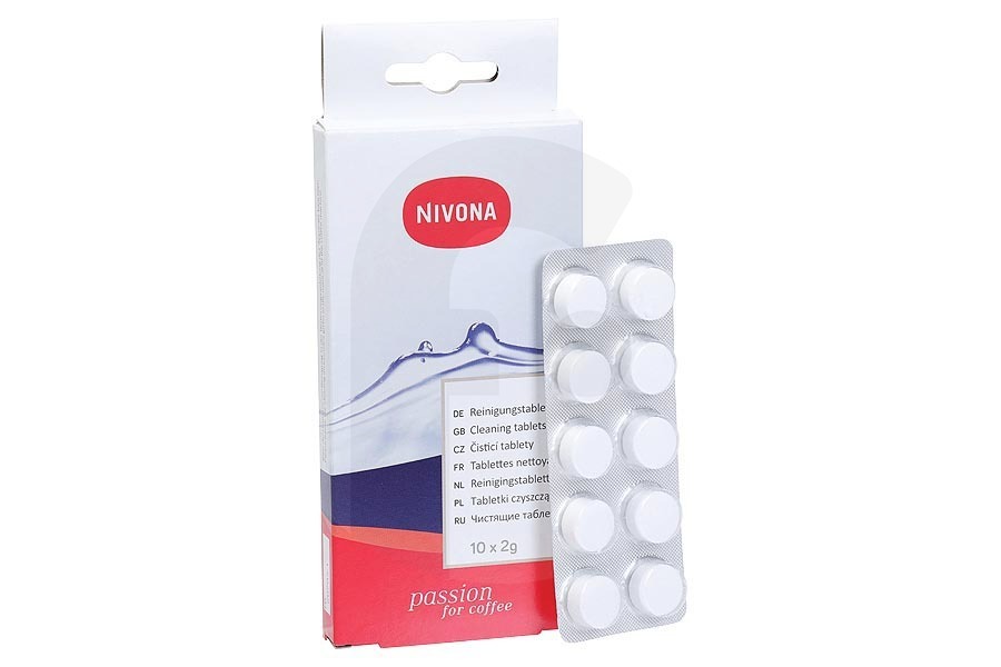 Nivona Cafetera Nivona pastillas limpiadoras (limpiador) cafetera NIRT701 apto para entre otros Para cafeteras