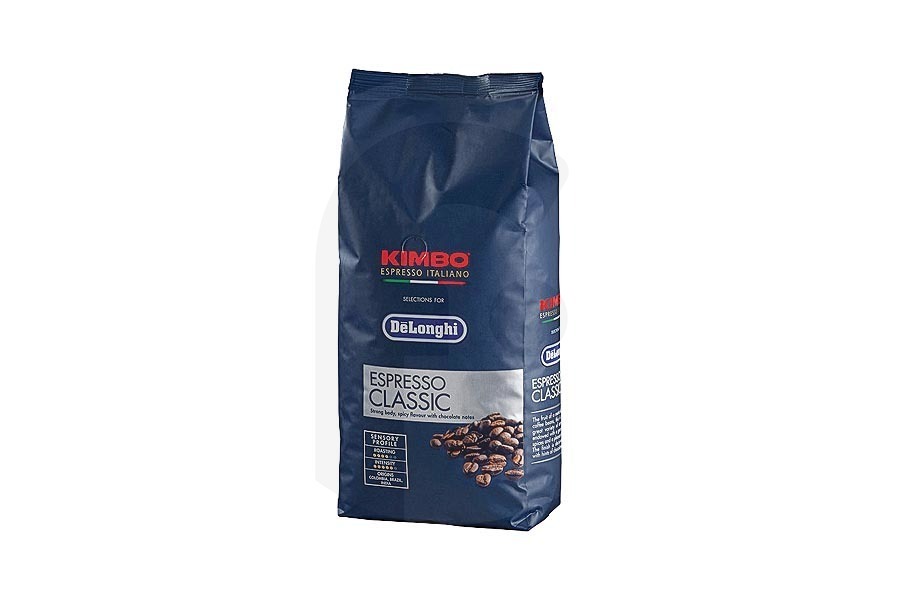DeLonghi Kimbo Espresso Classic granos de café cafetera 5513282371 apto para entre otros Granos de café, 1000 gramos