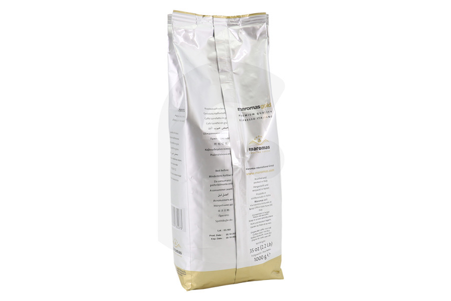 Neff Macchina del caffè Maromas Gold Espresso Italiano 100% Arabica Chicchi di Caffè per Macchina da Caffè